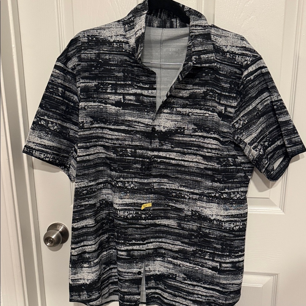 lululemon athletica Black and White Patterned Shirt